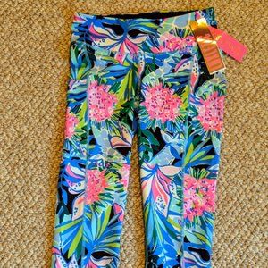Lilly Pulitzer UPF 50+ Luxletic 21" Weekender Crop Legging NWT